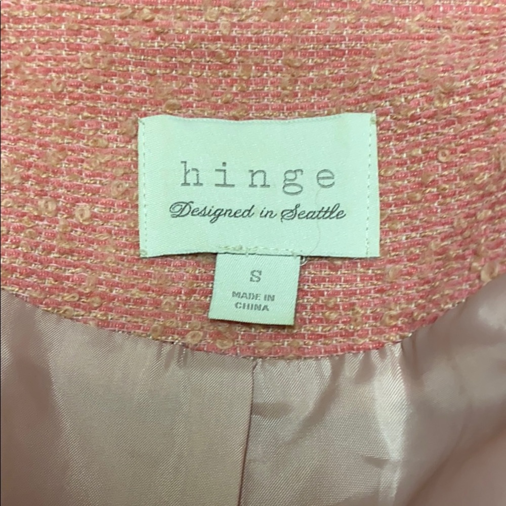 Pink tweed jacket - Picture 6 of 6